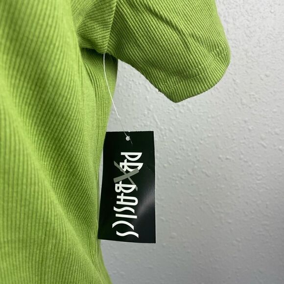 NWT BPX Basics Womens Green Shirt Size M - Picture 3 of 6